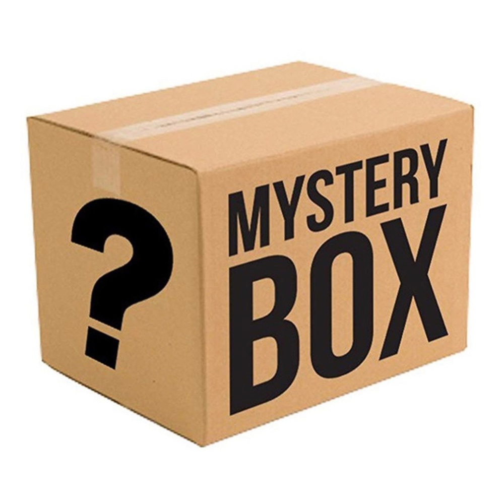 Box of gently used Mens size medium shirts, sweaters, and tees